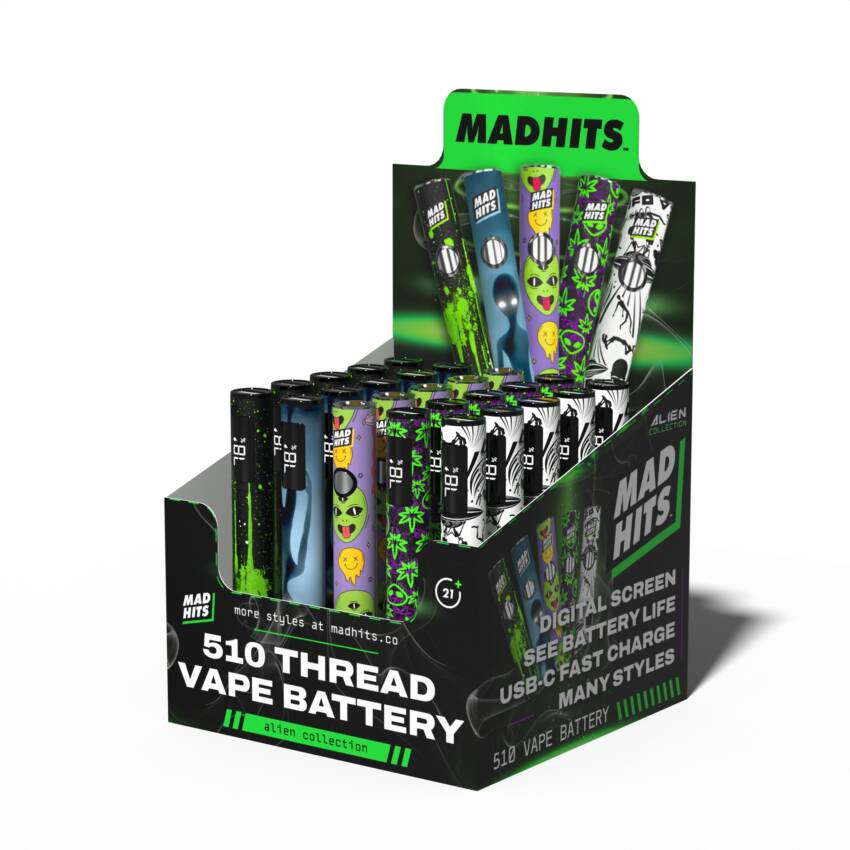 alien 510 vape battery madhits