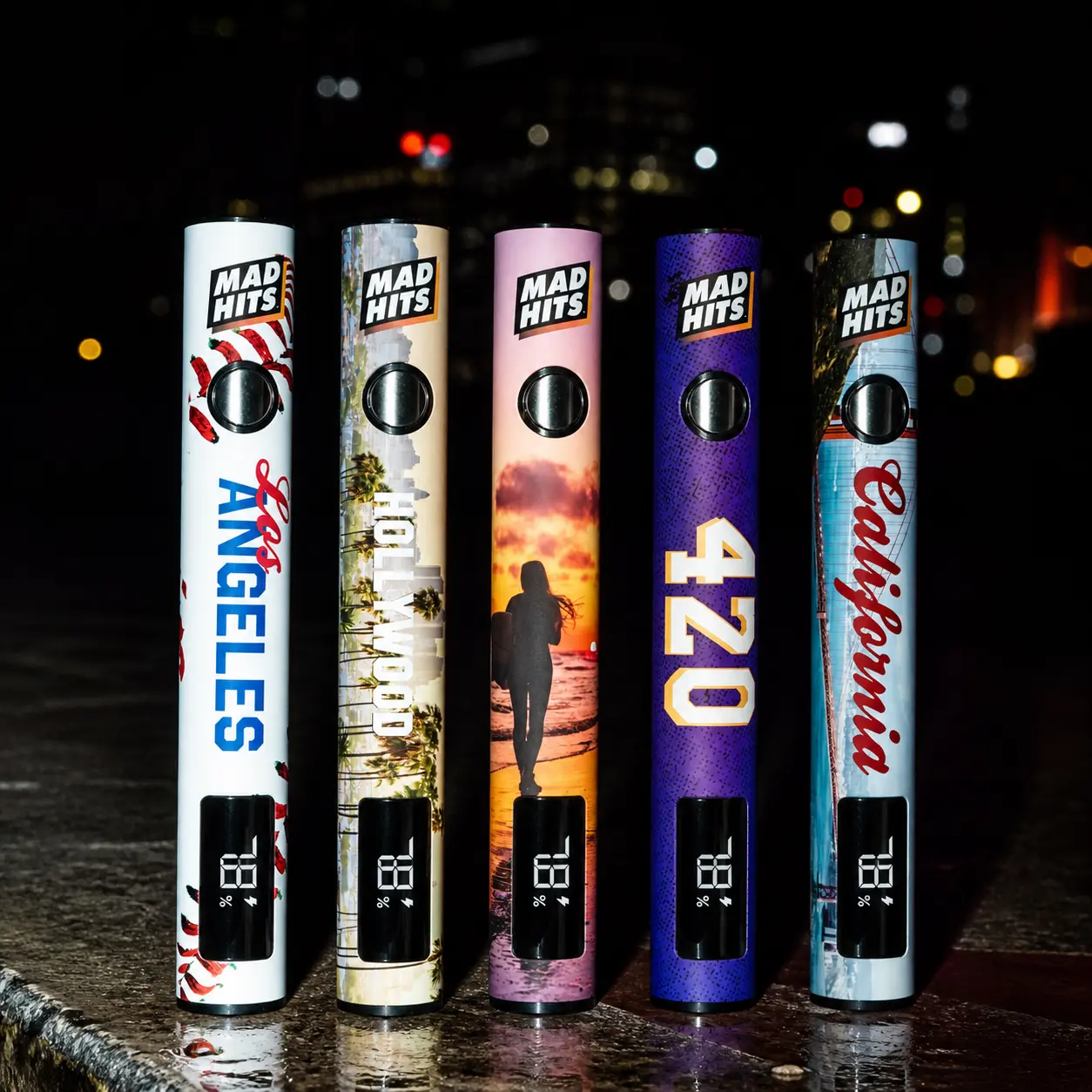 Mad Hits™ Slapz 2.0 – LA Baseball Champions Vape Battery (Single Unit) - Image 3