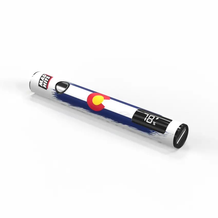 Madhits colorado state flag 510 vape battery