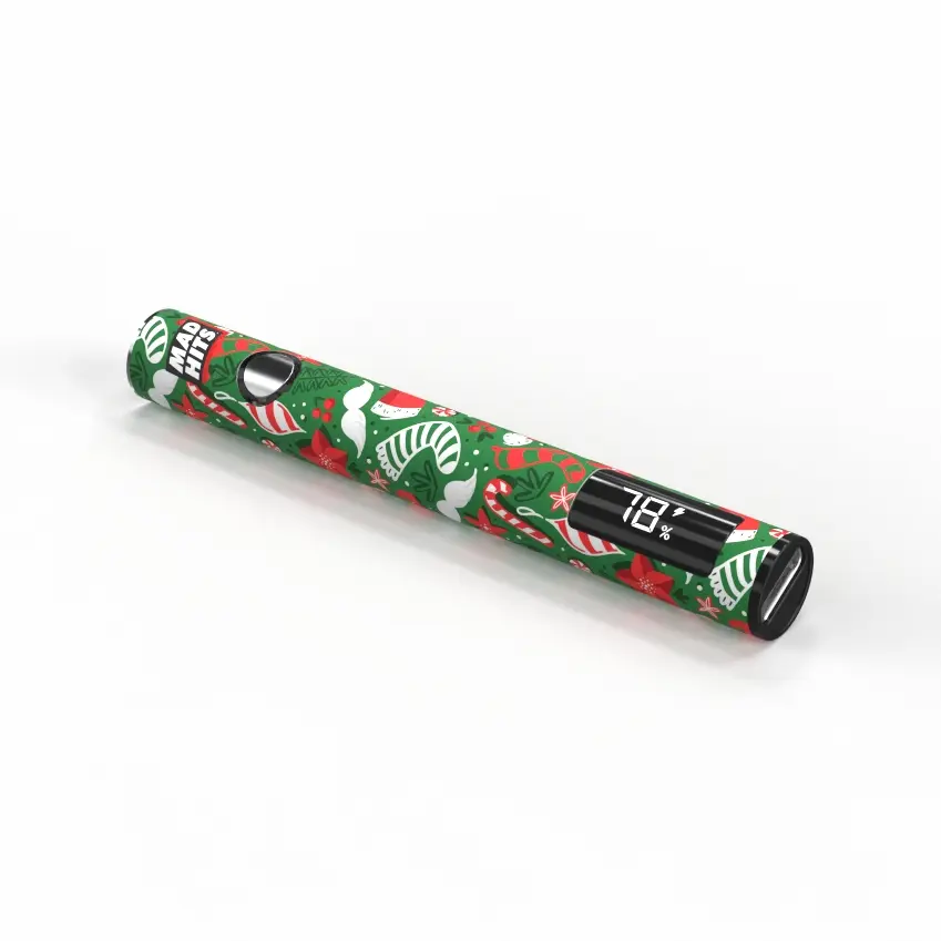 Christmas Holiday Santa 510 Vape Battery Madhits